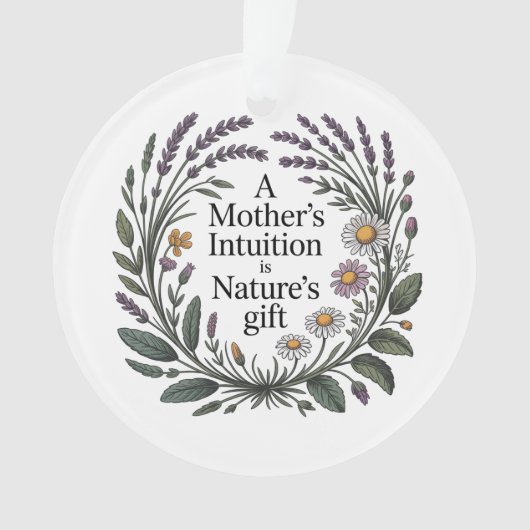 L'intuition d'une mère est le cadeau de la nature (devant)