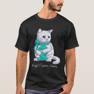 Lintworm Syndroom Bewustzijnsmaand Turquoise Lint T-shirt