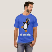 Linu Developer Linu Penguin T-shirt (Voorkant volledig)