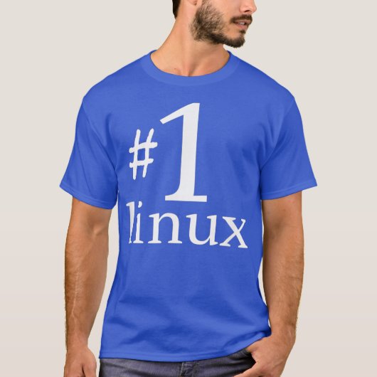 Linu het omvergooien t-shirt Penguin Tu Aantal één (Voorkant)