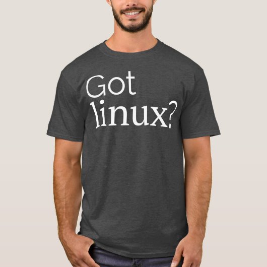 Linu het t-shirt Penguin Tu Open Source Os (Voorkant)