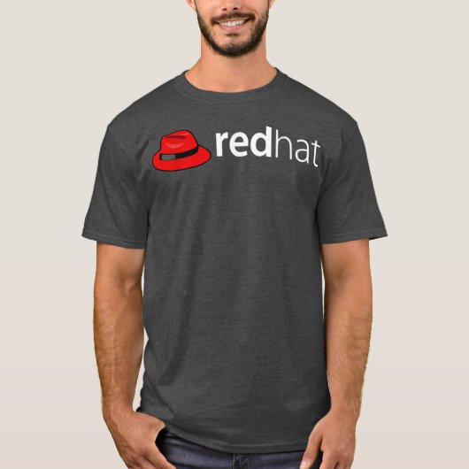 Linu redhat lover t-shirt Penguin Tu Open Source O (Voorkant)