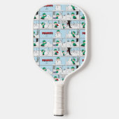 Linus bouwt een sneeuwpop pickleball paddle (Achterkant)