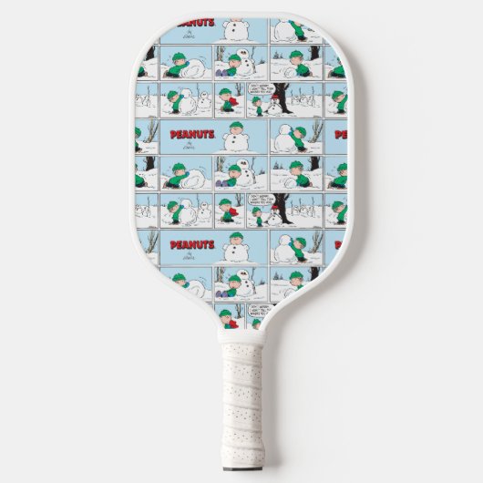 Linus bouwt een sneeuwpop pickleball paddle (Voorkant)