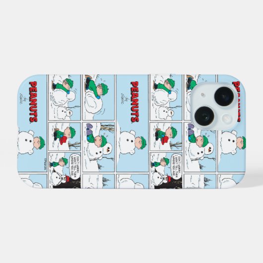 Linus Construit Un Snowman (Verso Horizontal)