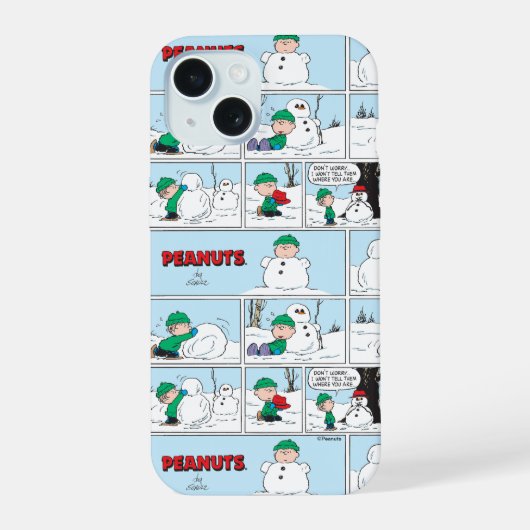 Linus Construit Un Snowman (Verso)