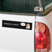 Linus in Petten Bumpersticker (Op Truck)