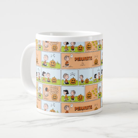 Linus & Lucy | Zingende Jack-O-Lantern Extra Grote Beker (Voorkant links)