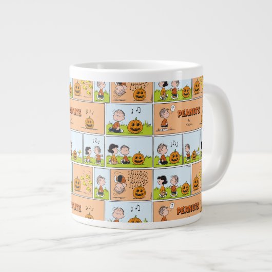 Linus & Lucy | Zingende Jack-O-Lantern Extra Grote Beker (Voorkant rechts)