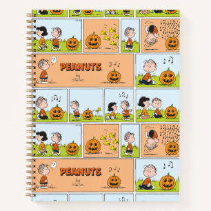 Linus & Lucy   Zingende Jack-O-Lantern Notitieboek