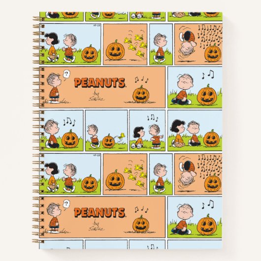 Linus & Lucy | Zingende Jack-O-Lantern Notitieboek (Voorkant)