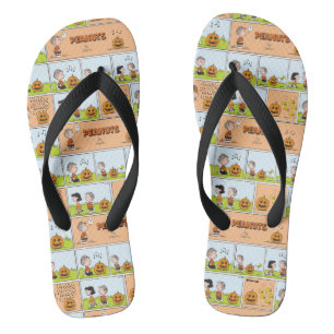 Linus & Lucy Zingende Jack-O-Lantern Teenslippers
