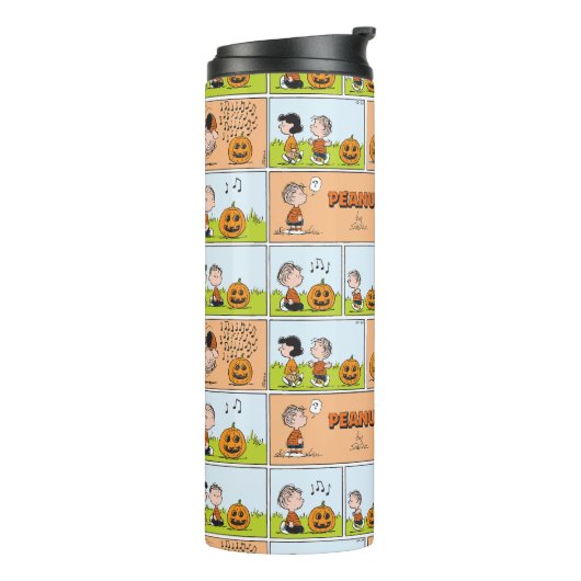 Linus & Lucy | Zingende Jack-O-Lantern Thermosbeker (Gedraaid links)