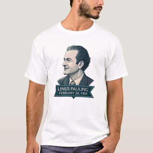 Linus Pauling, 1901 T-shirt (Voorkant)