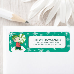 Linus Peppermint-Snoep Etiket