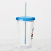 Linus vergeleken met Snoopy's oor Acryl Drinkbeker (Rechts)