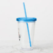 Linus vergeleken met Snoopy's oor Acryl Drinkbeker (Links)