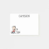 Linus vergeleken met Snoopy's oor Post-it® Notes (Voorkant)