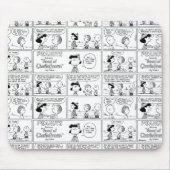 Linus vertelt Lucy dat ze Crabby is Muismat (Voorkant)