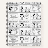 Linus vertelt Lucy dat ze Crabby is Notitieboek (Voorkant)