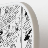 Linus vertelt Lucy dat ze Crabby is Pickleball Paddle (Links Detail)