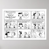 Linus vertelt Lucy dat ze Crabby is Poster (Voorkant)