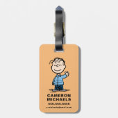 Linus Waving Bagagelabel (Achterkant verticaal)