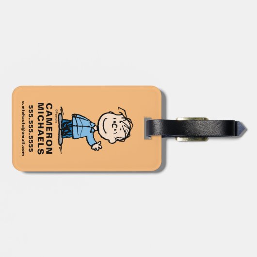 Linus Waving Bagagelabel (Achterkant horizontaal)