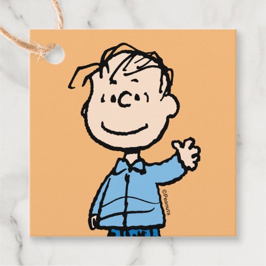 Linus Waving Bedankjes Labels (Voorkant)