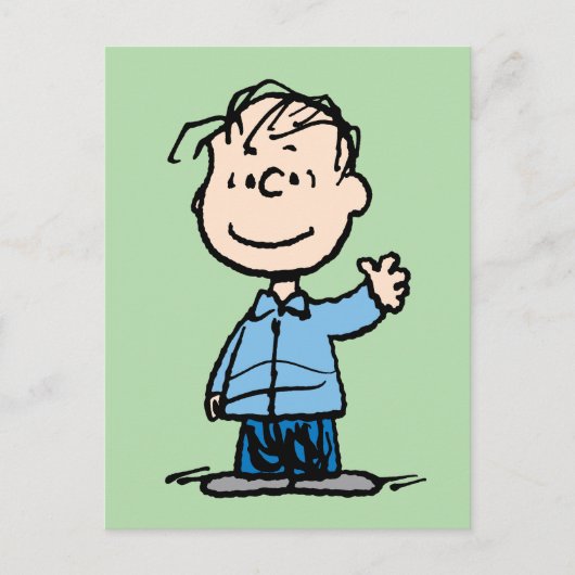 Linus Waving Briefkaart (Voorkant)
