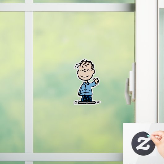 Linus Waving Raamsticker (Huis)