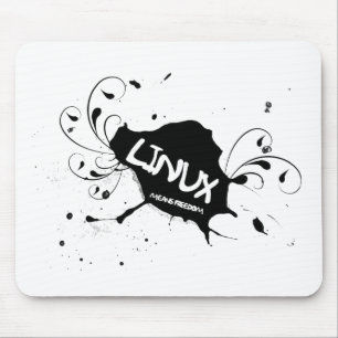 Linux betekent vrijheid muismat