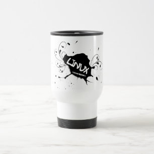 Linux betekent vrijheid reisbeker