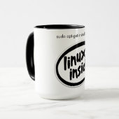Linux-binnenkant - Sudo Coffee-Mok Mok (Voorkant links)