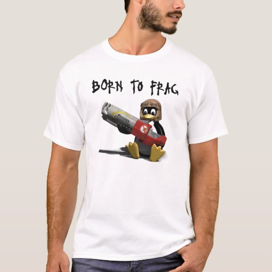linux_born_frag t-shirt (Voorkant)