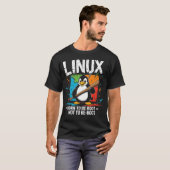 Linux - Born To Be Root T-shirt (Voorkant volledig)