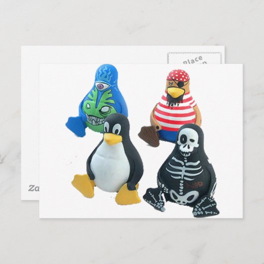 linux briefkaart (Voorkant / Achterkant)