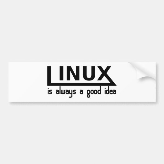 Linux Bumpersticker (Voorkant)