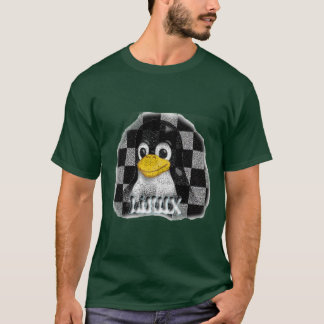 LINUX CHECKERDE STONE T-SHIRT