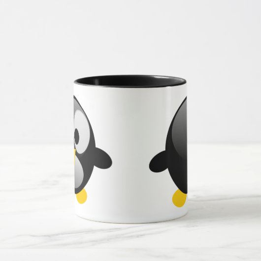Linux Clumsy Tux Penguin Mok (Midden)
