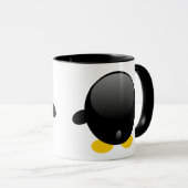 Linux Clumsy Tux Penguin Mok (Voorkant rechts)