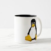 Linux /dev/mok tweekleurige koffiemok (Voorkant rechts)