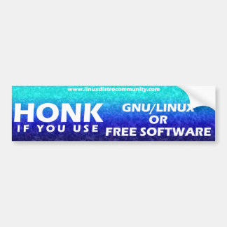 Linux Distro Community Bumpersticker