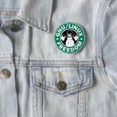 LINUX - GNU - GRATIS Button (In situ)