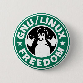 LINUX - GNU - GRATIS Button