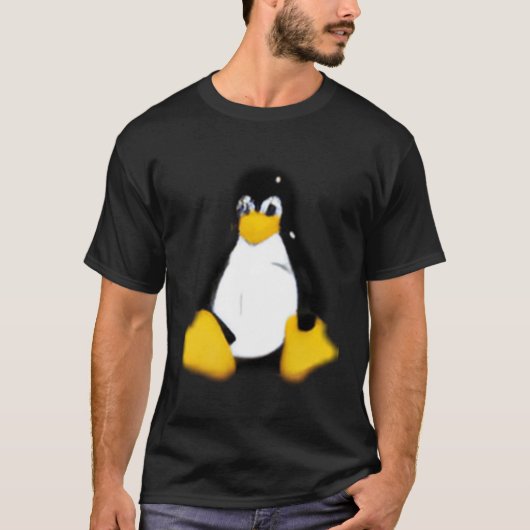 Linux grijs klein t-shirt (Voorkant)