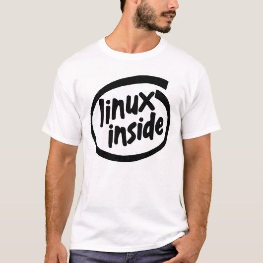 Linux Inside T-shirt (Voorkant)