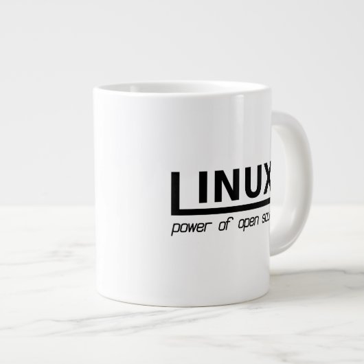 Linux Jumbo Beker (Voorkant rechts)