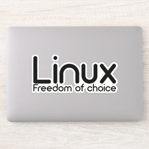 Linux - keuzevrijheid sticker