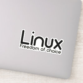 Linux - keuzevrijheid sticker